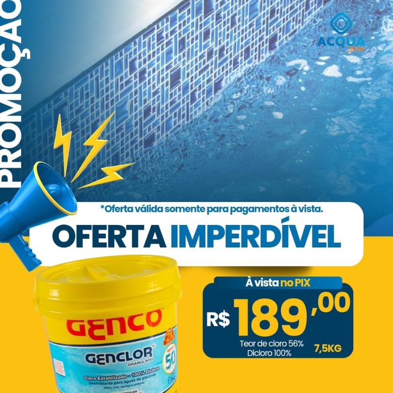 Cloro Estabilizado - Genco 7,5 kg