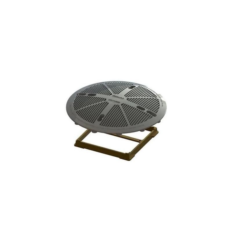 Grade  de  Fundo Latão 15X15 com Tampa FSB 000537