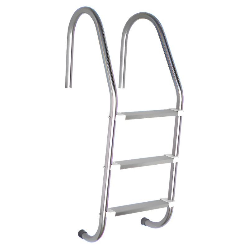 Escada Inox 3 Degraus ABS