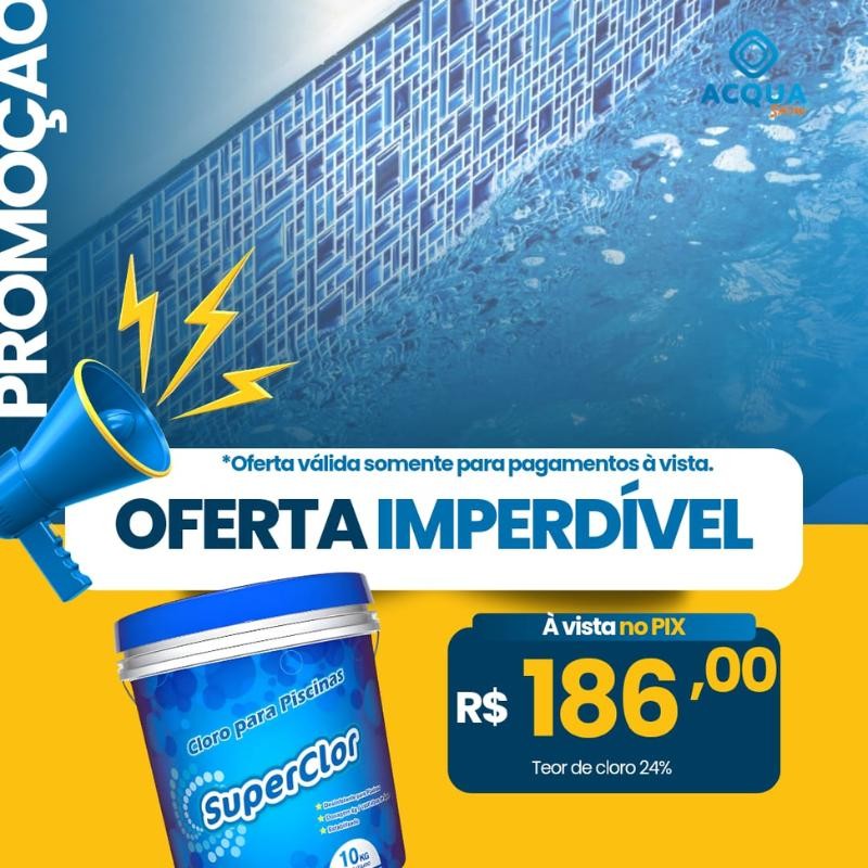 Cloro para Piscinas - SuperClor 10 kg